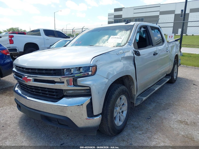 Vin: 3gcpwced2lg255498, lot: 45791461, chevrolet silverado 1500 2wd  short bed lt 20202