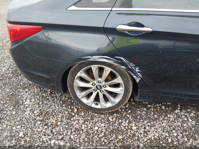 2012 Hyundai Sonata 2.4 Se blue Lot 111045293629 Vin 5NPEC4AC6CH436209