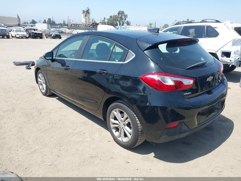 2019 Chevrolet Cruze Lt VIN: 3G1BE6SM5KS545323 Lot: 45293644