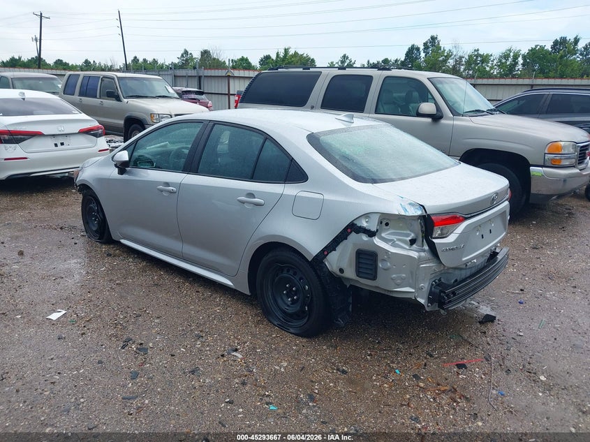 Vin: 5yfb4mde9sp315110, lot: 45791503, toyota corolla le 20253