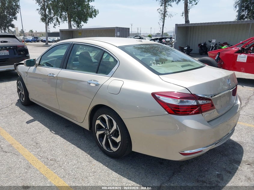 Vin: 1hgcr2f80ga004048, lot: 45791506, honda accord ex-l 20163