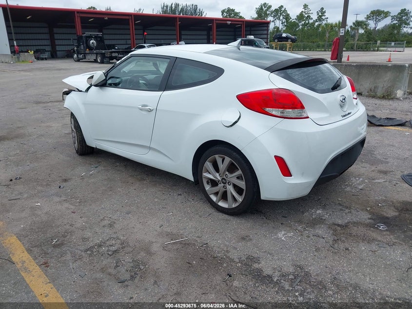 2016 Hyundai Veloster VIN: KMHTC6AD2GU256406 Lot: 45293675