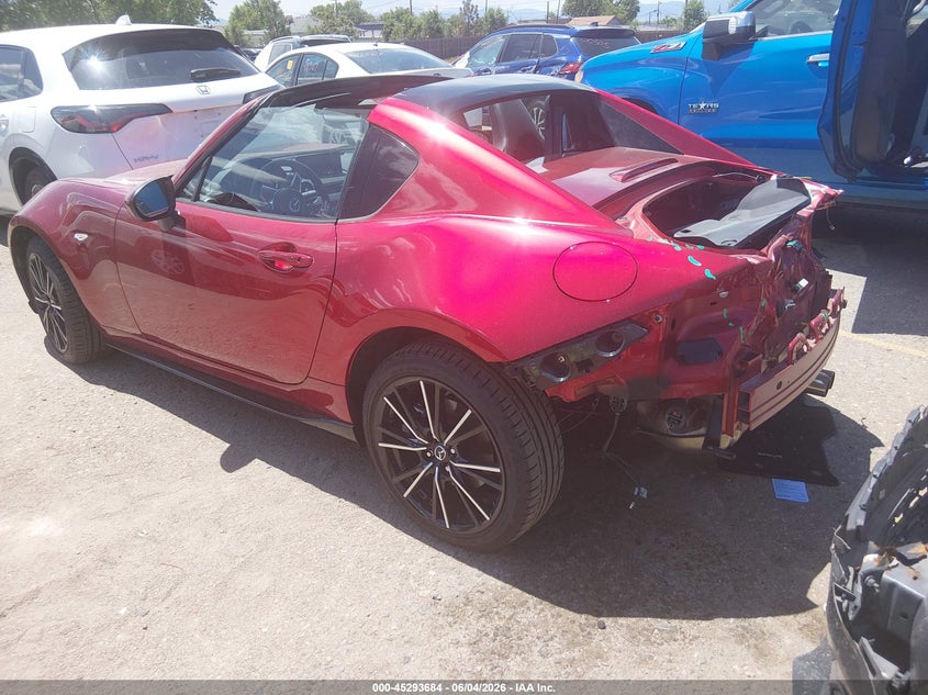 Vin: jm1ndam7xs0654711, lot: 45791520, mazda mx-5 miata rf grand touring 20253