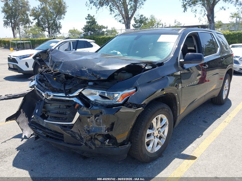 Vin: 1gnerfkw7mj165096, lot: 45791578, chevrolet traverse fwd ls 20212