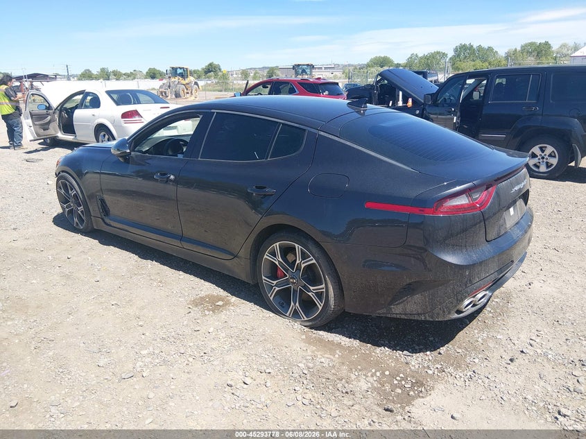 Vin: knae35lc8l6080761, lot: 45791614, kia stinger gt 20203