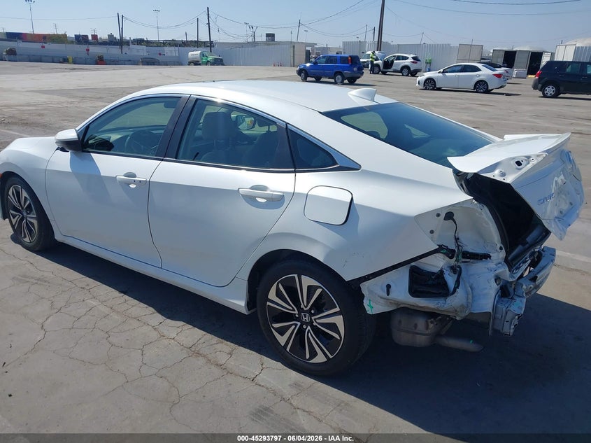 Vin: jhmfc1f30jx004047, lot: 45791633, honda civic ex-t 20183