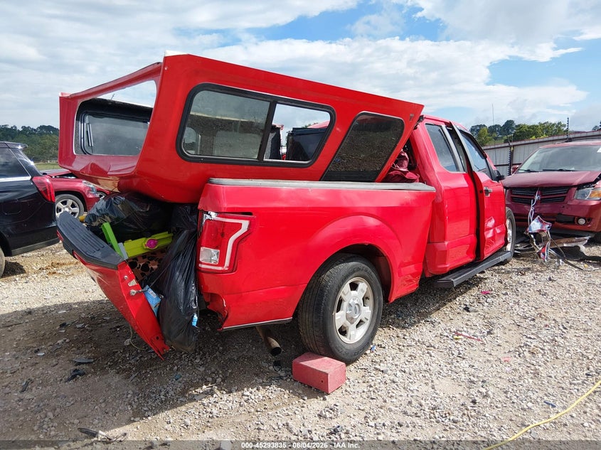 Vin: 1ftex1cp6hkc44350, lot: 45791671, ford f-150 xl 20174