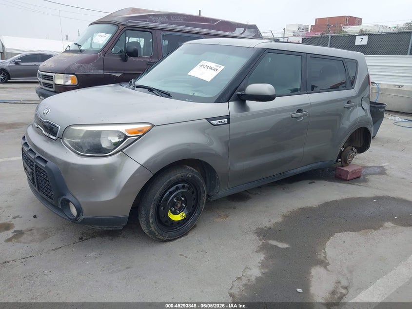 Vin: kndjp3a59g7240967, lot: 45791684, kia soul + 20162