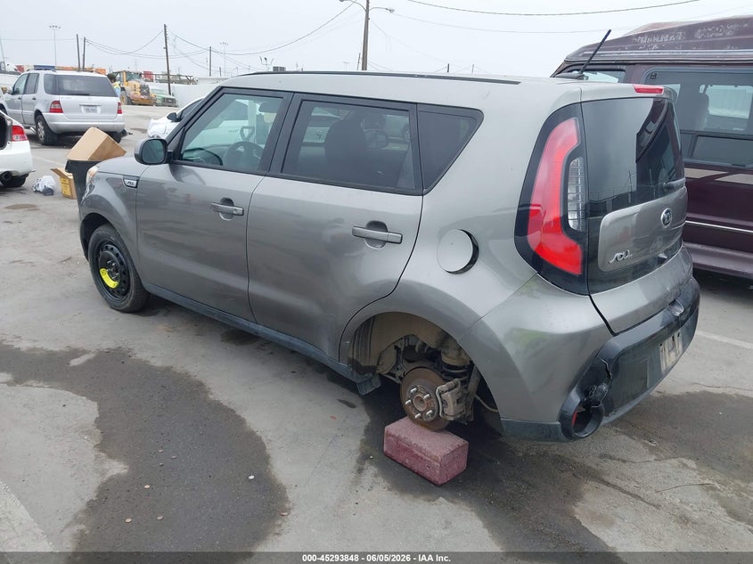 Vin: kndjp3a59g7240967, lot: 45791684, kia soul + 20163