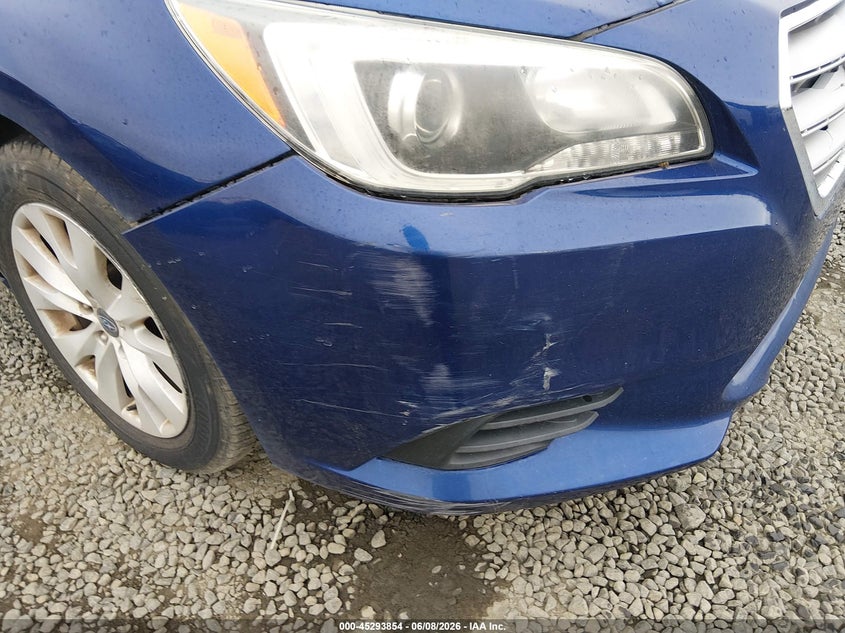 2015 SUBARU LEGACY SEDAN 2.5L H-4 DOHC, VVT, 175HP