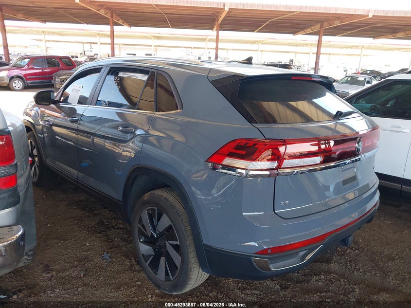 Vin: 1v2he2ca3sc213240, lot: 45791723, volkswagen atlas cross sport 2.0t se w/technology 20253