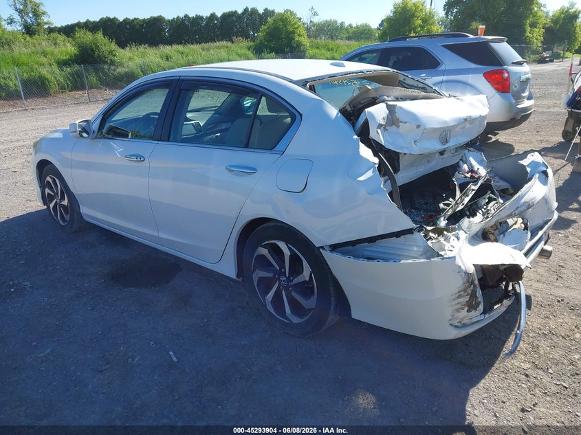 Vin: 1hgcr2f91ga219608, lot: 45791740, honda accord ex-l 20163