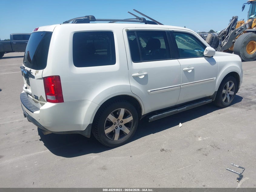 Vin: 5fnyf4h91eb021346, lot: 45791759, honda pilot touring 20144