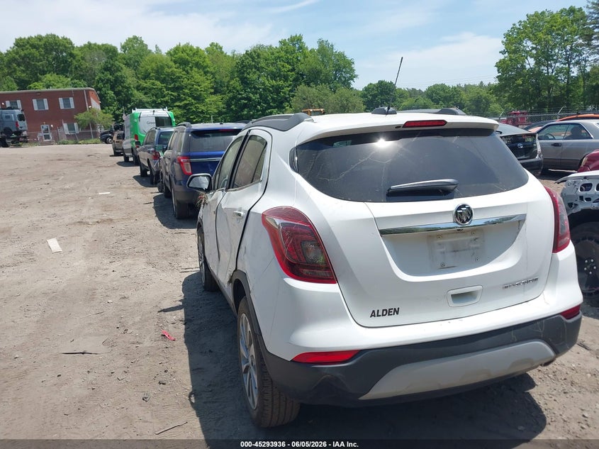 Vin: kl4cjasb7lb058995, lot: 45791772, buick encore fwd preferred 20203