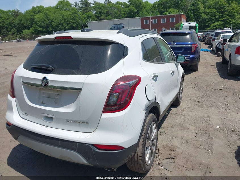 Vin: kl4cjasb7lb058995, lot: 45791772, buick encore fwd preferred 20204