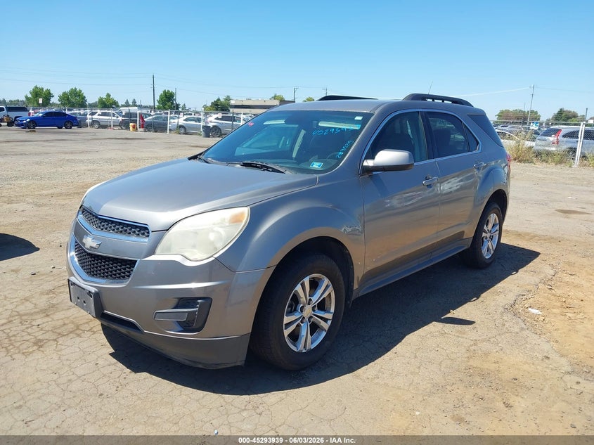 2012 Chevrolet Equinox 2.4 1Lt grey Lot 111045293939 Vin 2GNFLEEK7C6283525
