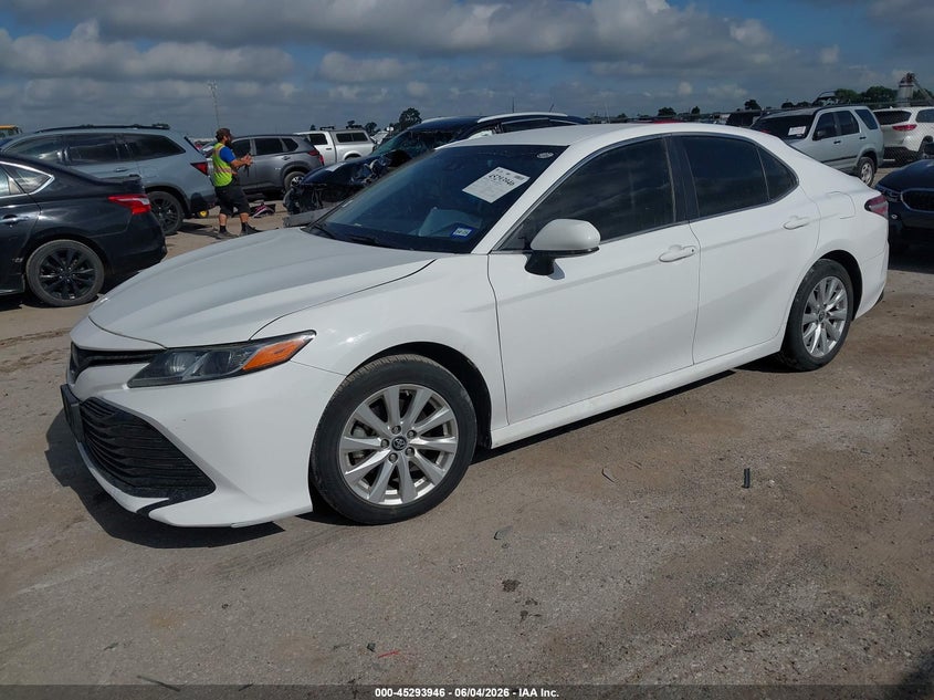 Vin: 4t1b11hk3ku789284, lot: 45791782, toyota camry le 20192