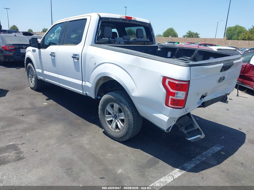 Vin: 1ftew1c51kkc39100, lot: 45791783, ford f-150 xlt 20193