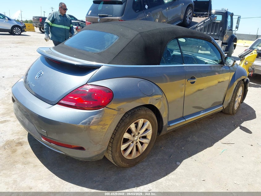 Vin: 3vw5daat4jm515636, lot: 45791784, volkswagen beetle 2.0t coast/2.0t s/2.0t se 20184