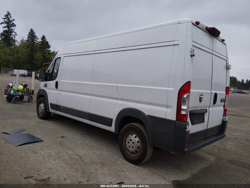 Vin: 3c6trvdg0ee119163, lot: 45791797, ram promaster 2500 high roof 20143