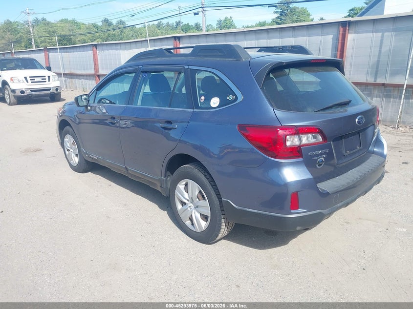 Vin: 4s4bsaac7f3276051, lot: 45791811, subaru outback 2.5i 20153