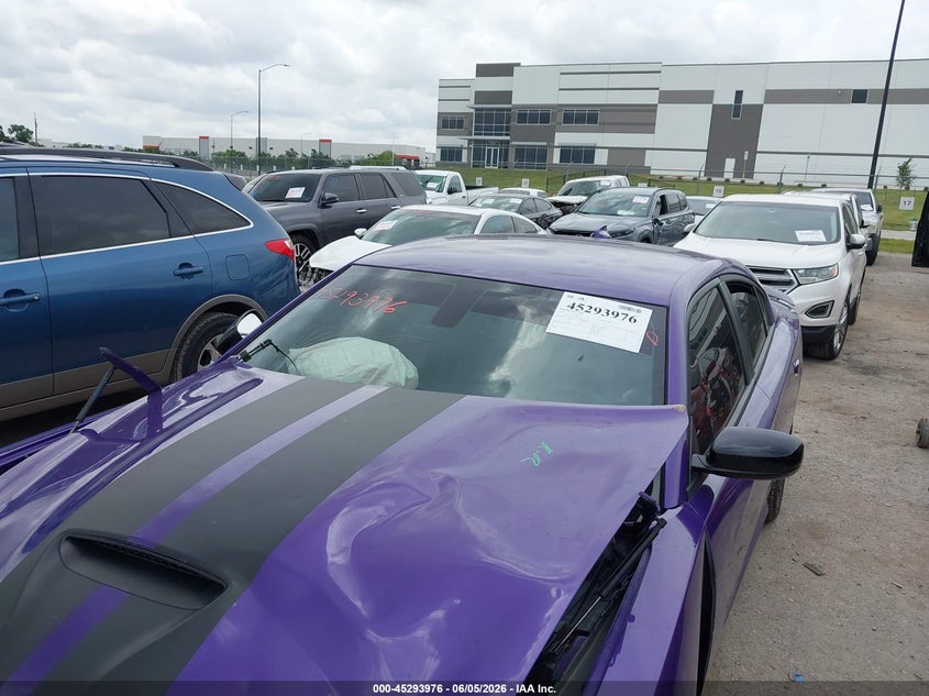 2023 Dodge Charger 5.7 R/T purple Lot 111045293976 Vin 2C3CDXCT2PH656212