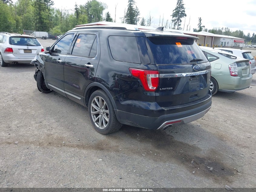 Vin: 1fm5k8f89hgc38262, lot: 45791824, ford explorer limited 20173