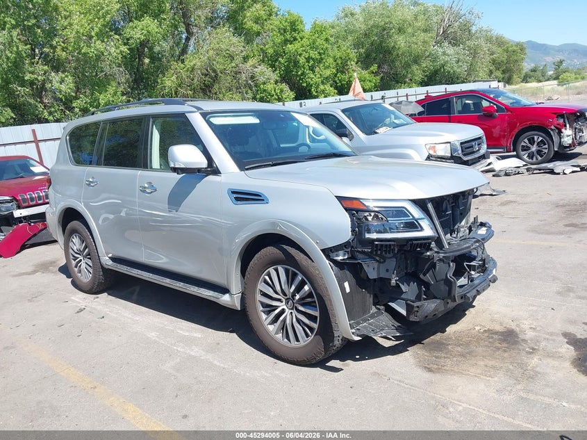 Vin: jn8ay2bd9p9690060, lot: 45791841, nissan armada sl 4wd 2023 img_1