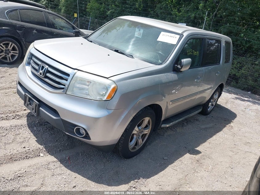 Vin: 5fnyf4h57fb019423, lot: 45791855, honda pilot ex-l 20152