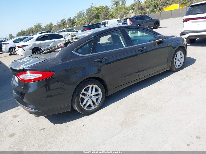 Vin: 3fa6p0h76er284593, lot: 45791867, ford fusion se 20144