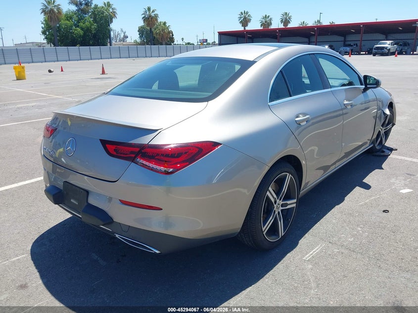 Vin: w1k5j4gb9ln081465, lot: 45791903, mercedes-benz cla 250 20204