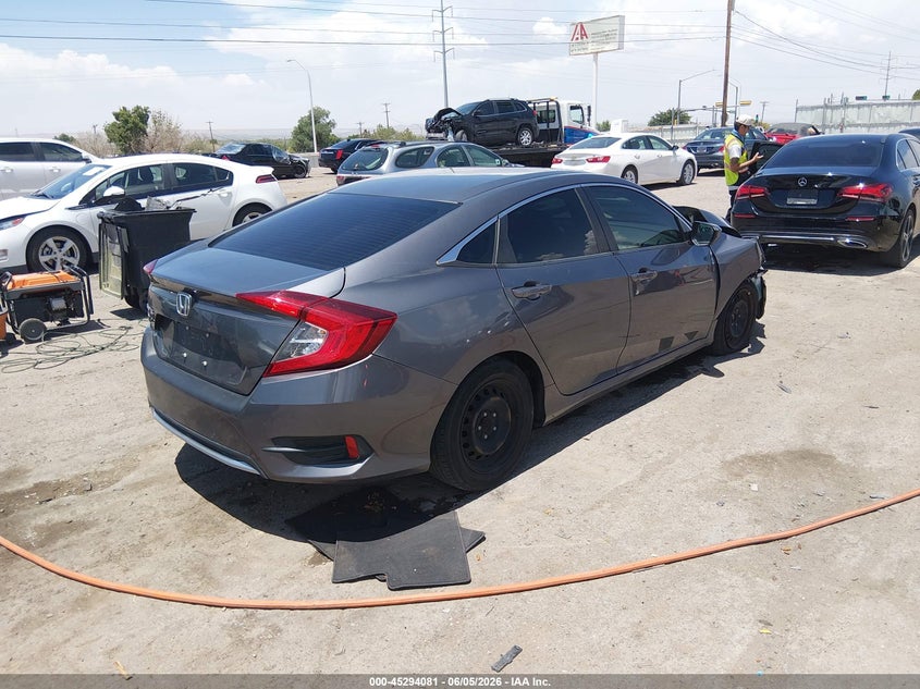 2019 HONDA CIVIC SEDAN 2.0L I-4 DOHC, VVT, 158HP