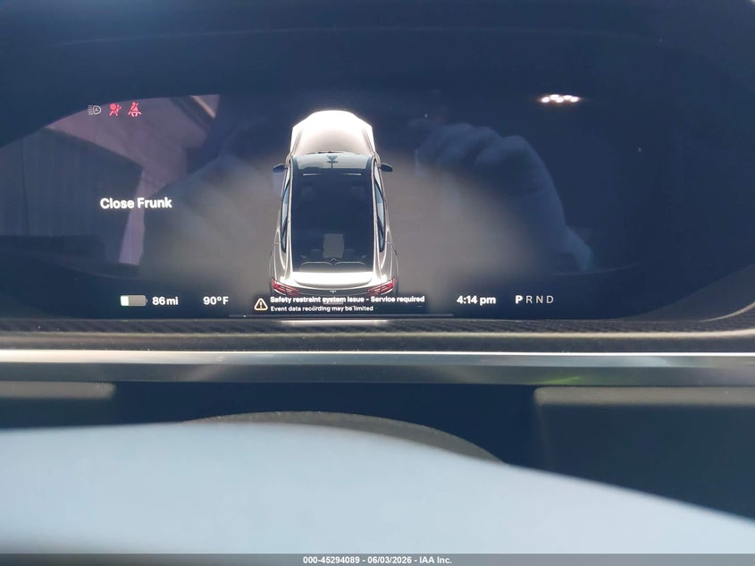 2022 Tesla Model X Plaid Tri Motor All-Wheel Drive VIN: 7SAXCBE60NF343904 Lot: 45294089