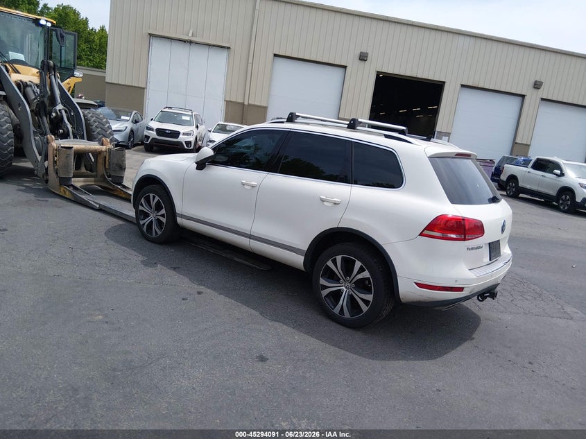Vin: wvgfk9bp4bd002294, lot: 45791926, volkswagen touareg tdi executive 20113