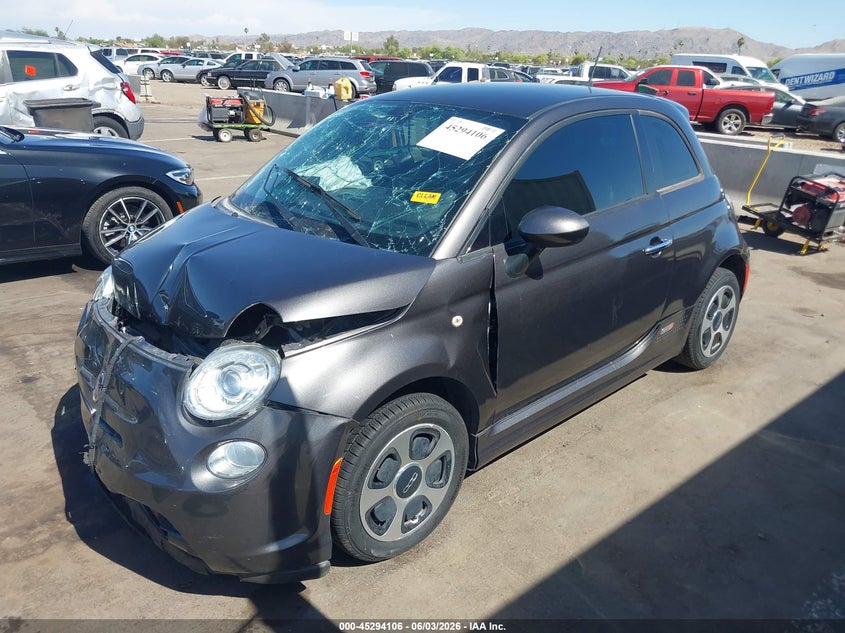 Vin: 3c3cffgexht699253, lot: 45791942, fiat 500e battery electric 20172