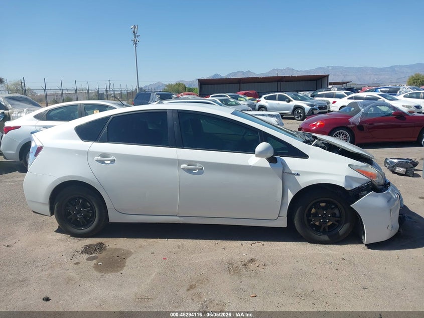 2013 Toyota Prius Four VIN: JTDKN3DU2D5554397 Lot: 45294116