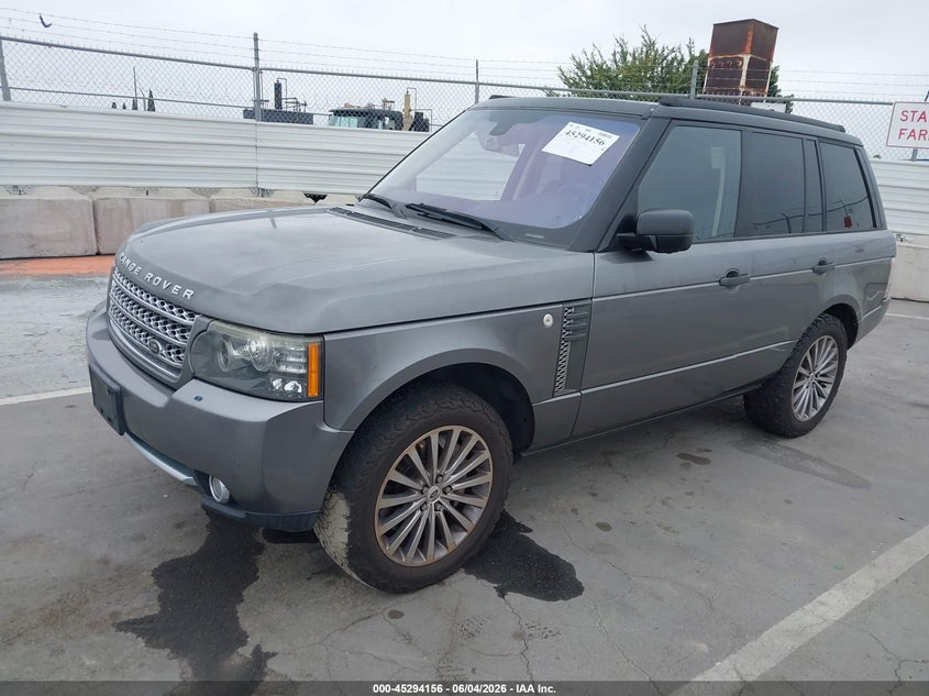 Vin: salmf1e45ba350246, lot: 45791992, land rover range rover supercharged 20112