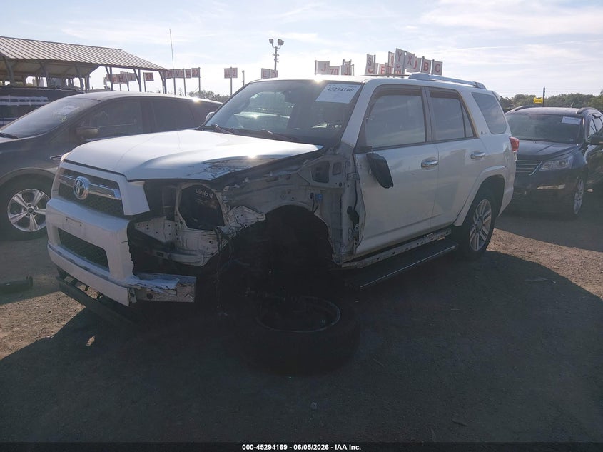 Vin: jtebu5jr7b5044795, lot: 45792005, toyota 4runner limited v6 20112