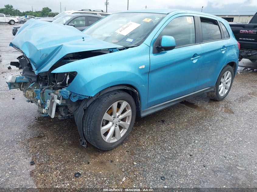 Vin: 4a4ap3au2de003776, lot: 45792009, mitsubishi outlander sport es 20132