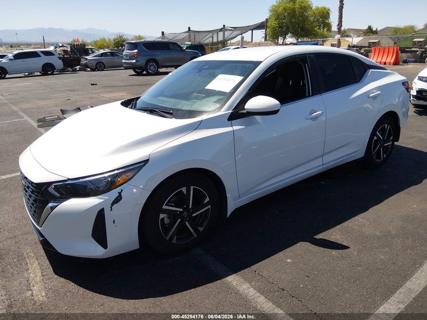 Vin: 3n1ab8cvxsy287993, lot: 45792012, nissan sentra sv 20252