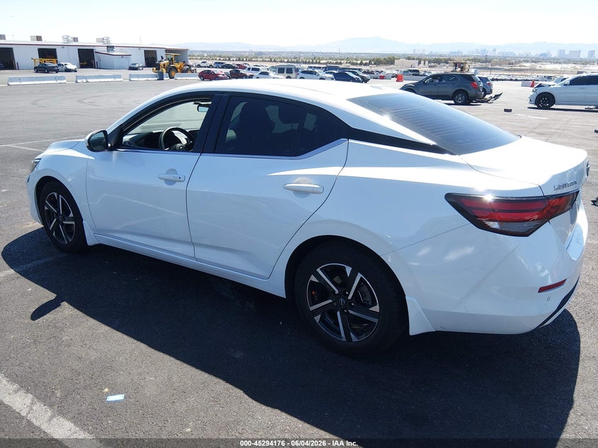 Vin: 3n1ab8cvxsy287993, lot: 45792012, nissan sentra sv 20253