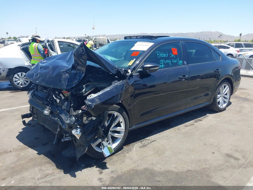 Vin: 1vwla7a37kc000541, lot: 45792018, volkswagen passat 2.0t wolfsburg edition 20192
