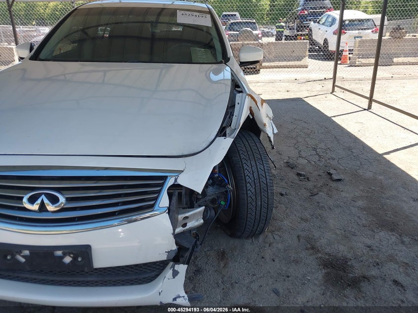 2012 Infiniti G37X VIN: JN1CV6AR4CM973042 Lot: 45294193