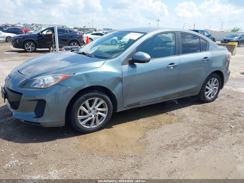 Vin: jm1bl1v79c1663822, lot: 45792057, mazda mazda3 i touring 20122