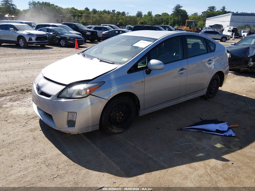 Vin: jtdkn3du5b0291199, lot: 45792068, toyota prius two 20112