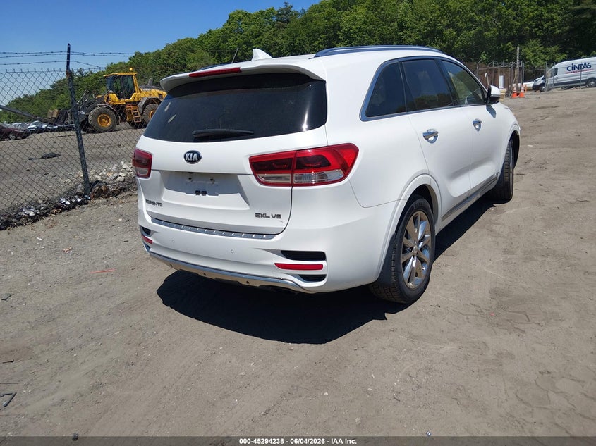 Vin: 5xypkda55gg173429, lot: 45792074, kia sorento 3.3l sxl 20164