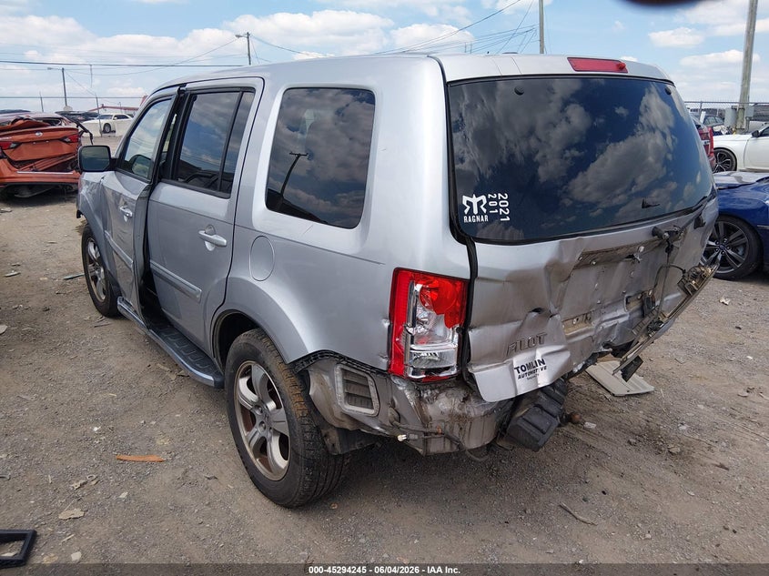 5FNYF3H78CB016845 2012 Honda Pilot 3.5 Ex-L black