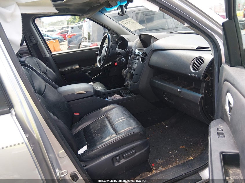 5FNYF3H78CB016845 2012 Honda Pilot 3.5 Ex-L black
