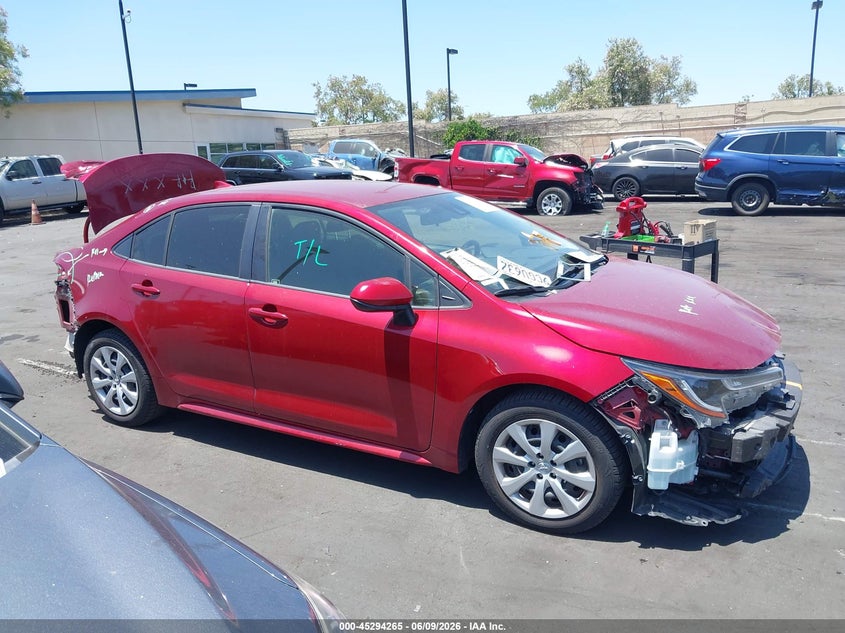 VIN JTDEPMAE2NJ228151 2022 TOYOTA COROLLA LE
