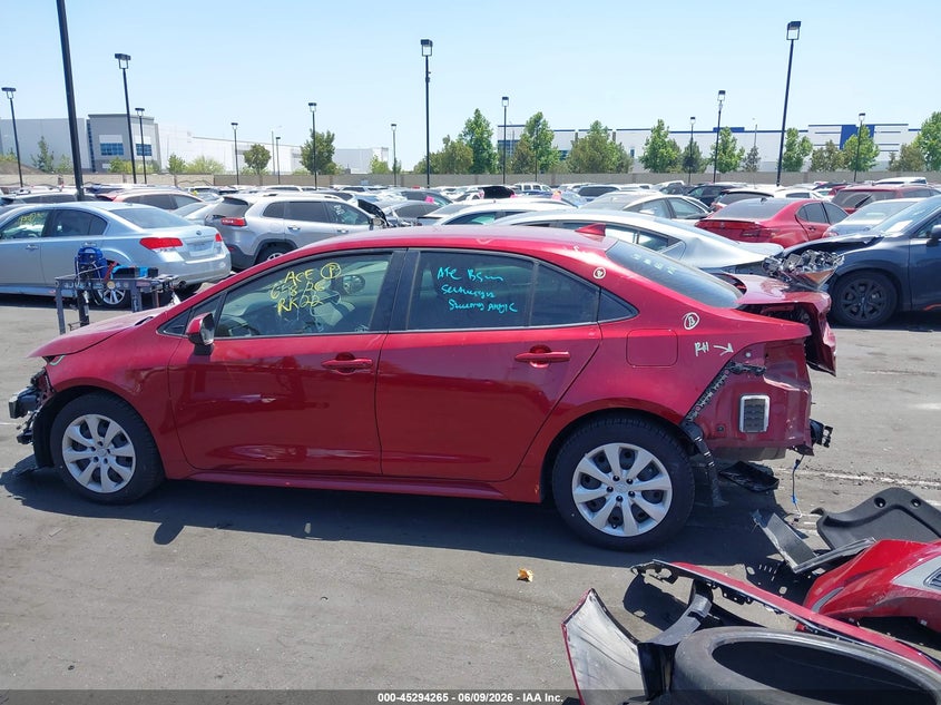 VIN JTDEPMAE2NJ228151 2022 TOYOTA COROLLA LE